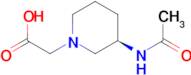 ((R)-3-Acetylamino-piperidin-1-yl)-acetic acid