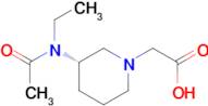 [(S)-3-(Acetyl-ethyl-amino)-piperidin-1-yl]-acetic acid