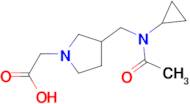 {3-[(Acetyl-cyclopropyl-amino)-methyl]-pyrrolidin-1-yl}-acetic acid