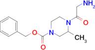 4-(2-Amino-acetyl)-3-methyl-piperazine-1-carboxylic acid benzyl ester