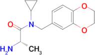 (S)-2-Amino-N-cyclopropyl-N-(2,3-dihydro-benzo[1,4]dioxin-6-ylmethyl)-propionamide