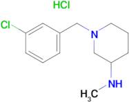 [1-(3-Chloro-benzyl)-piperidin-3-yl]-methyl-amine hydrochloride