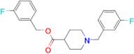 1-(3-Fluoro-benzyl)-piperidine-4-carboxylic acid 3-fluoro-benzyl ester