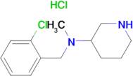 (2-Chloro-benzyl)-methyl-piperidin-3-yl-amine hydrochloride