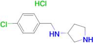 (4-Chloro-benzyl)-(R)-pyrrolidin-3-yl-amine hydrochloride