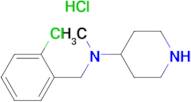 (2-Chloro-benzyl)-methyl-piperidin-4-yl-amine hydrochloride