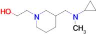 2-{3-[(Cyclopropyl-methyl-amino)-methyl]-piperidin-1-yl}-ethanol