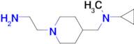 [1-(2-Amino-ethyl)-piperidin-4-ylmethyl]-cyclopropyl-methyl-amine