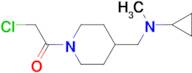 2-Chloro-1-{4-[(cyclopropyl-methyl-amino)-methyl]-piperidin-1-yl}-ethanone