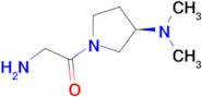 2-Amino-1-((R)-3-dimethylamino-pyrrolidin-1-yl)-ethanone