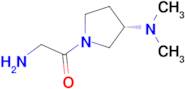 2-Amino-1-((S)-3-dimethylamino-pyrrolidin-1-yl)-ethanone