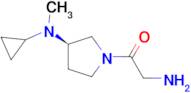 2-Amino-1-[(R)-3-(cyclopropyl-methyl-amino)-pyrrolidin-1-yl]-ethanone