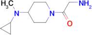 2-Amino-1-[4-(cyclopropyl-methyl-amino)-piperidin-1-yl]-ethanone