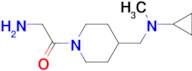 2-Amino-1-{4-[(cyclopropyl-methyl-amino)-methyl]-piperidin-1-yl}-ethanone