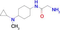 2-Amino-N-[4-(cyclopropyl-methyl-amino)-cyclohexyl]-acetamide