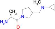 (S)-2-Amino-1-{3-[(cyclopropyl-methyl-amino)-methyl]-pyrrolidin-1-yl}-propan-1-one