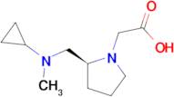 {(S)-2-[(Cyclopropyl-methyl-amino)-methyl]-pyrrolidin-1-yl}-acetic acid