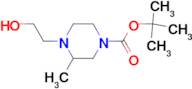 4-(2-Hydroxy-ethyl)-3-methyl-piperazine-1-carboxylic acid tert-butyl ester
