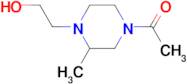 1-[4-(2-Hydroxy-ethyl)-3-methyl-piperazin-1-yl]-ethanone