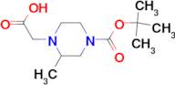 4-Carboxymethyl-3-methyl-piperazine-1-carboxylic acid tert-butyl ester