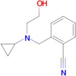 2-{[Cyclopropyl-(2-hydroxy-ethyl)-amino]-methyl}-benzonitrile