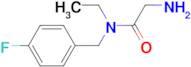 2-Amino-N-ethyl-N-(4-fluoro-benzyl)-acetamide