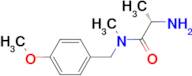 (S)-2-Amino-N-(4-methoxy-benzyl)-N-methyl-propionamide