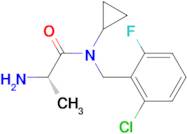 (S)-2-Amino-N-(2-chloro-6-fluoro-benzyl)-N-cyclopropyl-propionamide