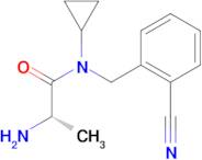 (S)-2-Amino-N-(2-cyano-benzyl)-N-cyclopropyl-propionamide