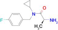 (S)-2-Amino-N-cyclopropyl-N-(4-fluoro-benzyl)-propionamide