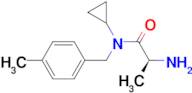 (S)-2-Amino-N-cyclopropyl-N-(4-methyl-benzyl)-propionamide