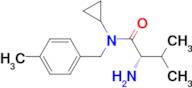 (S)-2-Amino-N-cyclopropyl-3-methyl-N-(4-methyl-benzyl)-butyramide