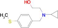 2-[Cyclopropyl-(4-methylsulfanyl-benzyl)-amino]-ethanol