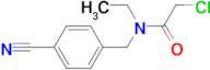 2-Chloro-N-(4-cyano-benzyl)-N-ethyl-acetamide