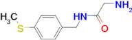 2-Amino-N-(4-methylsulfanyl-benzyl)-acetamide