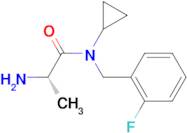 (S)-2-Amino-N-cyclopropyl-N-(2-fluoro-benzyl)-propionamide