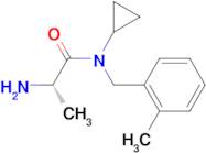 (S)-2-Amino-N-cyclopropyl-N-(2-methyl-benzyl)-propionamide