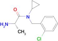 (S)-2-Amino-N-(2-chloro-benzyl)-N-cyclopropyl-propionamide