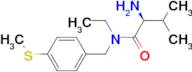 (S)-2-Amino-N-ethyl-3-methyl-N-(4-methylsulfanyl-benzyl)-butyramide