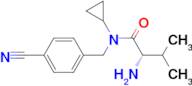 (S)-2-Amino-N-(4-cyano-benzyl)-N-cyclopropyl-3-methyl-butyramide