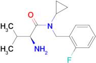 (S)-2-Amino-N-cyclopropyl-N-(2-fluoro-benzyl)-3-methyl-butyramide