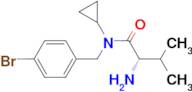 (S)-2-Amino-N-(4-bromo-benzyl)-N-cyclopropyl-3-methyl-butyramide