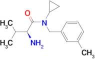 (S)-2-Amino-N-cyclopropyl-3-methyl-N-(3-methyl-benzyl)-butyramide