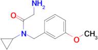 2-Amino-N-cyclopropyl-N-(3-methoxy-benzyl)-acetamide