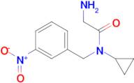 2-Amino-N-cyclopropyl-N-(3-nitro-benzyl)-acetamide