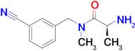 (S)-2-Amino-N-(3-cyano-benzyl)-N-methyl-propionamide