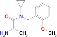 (S)-2-Amino-N-cyclopropyl-N-(2-methoxy-benzyl)-propionamide