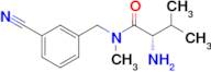 (S)-2-Amino-N-(3-cyano-benzyl)-3,N-dimethyl-butyramide