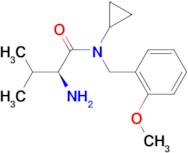 (S)-2-Amino-N-cyclopropyl-N-(2-methoxy-benzyl)-3-methyl-butyramide