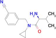 (S)-2-Amino-N-(3-cyano-benzyl)-N-cyclopropyl-3-methyl-butyramide